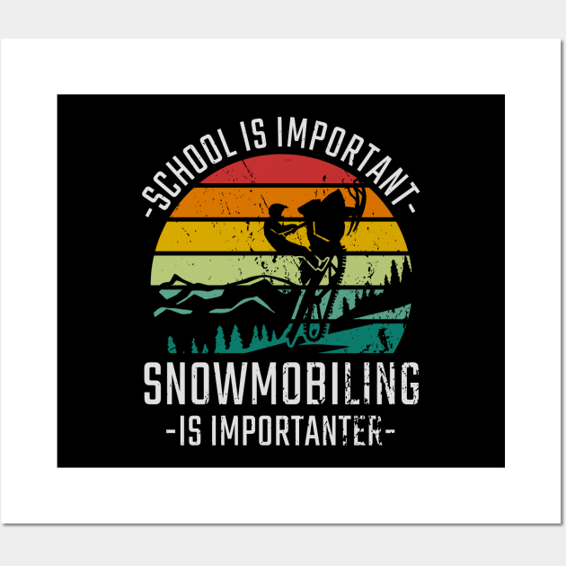 Snowmobiling Snowmobile Wall Art by Shiva121